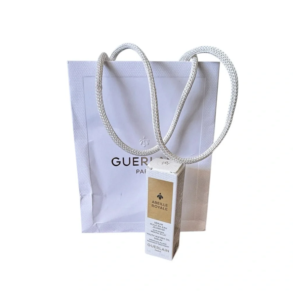 Guerlain, Abeille Royale Youth Watery Oil Serum, 0.16oz/5ml and Branded Bag